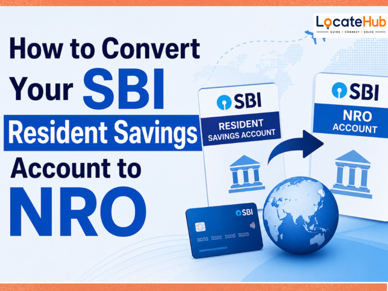 How to Convert SBI Resident Savings Account to NRO (2026 Guide) Convert SBI Resident Savings Account to NRO